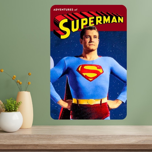 Adventures of Superman Classic TV Show Metal Poster Sign