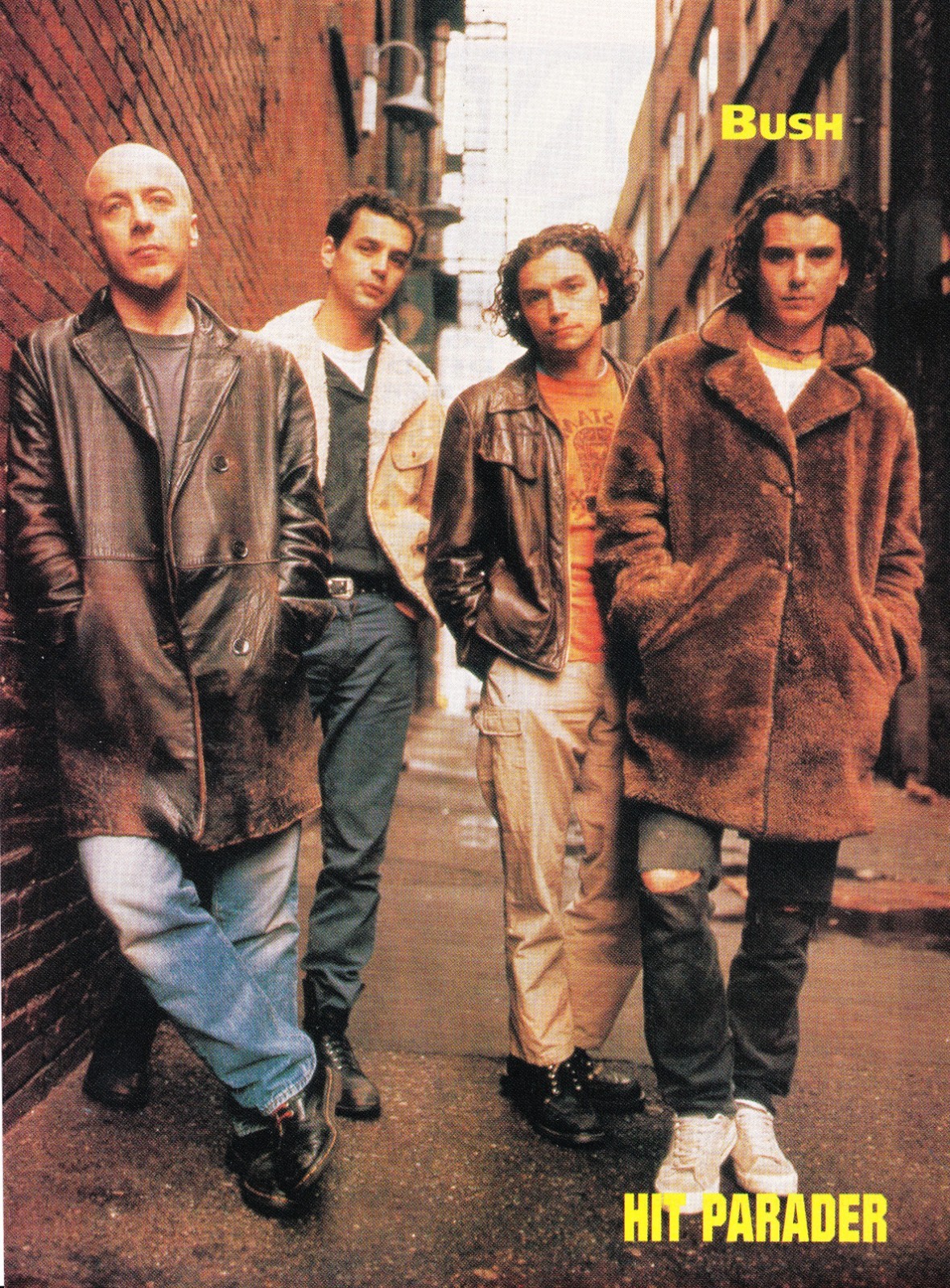 BUSH-ORIG 1996 FULL PAGE MAGAZINE 8X11 MINI-POSTER PINUP CLIPPING-GAVIN ROSSDALE