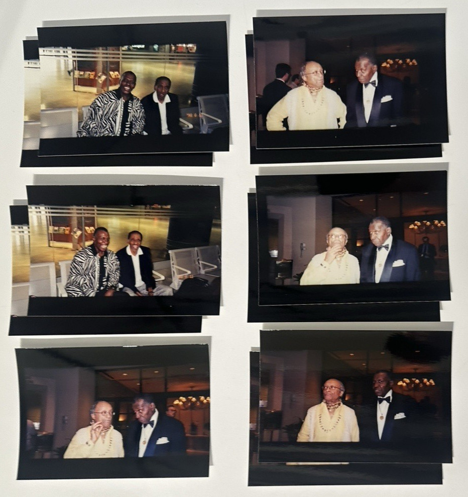 ELVIN JONES Color Photos Cecil, Elvin, & Tommy Flanagan, 11 photos (5 duplicate)