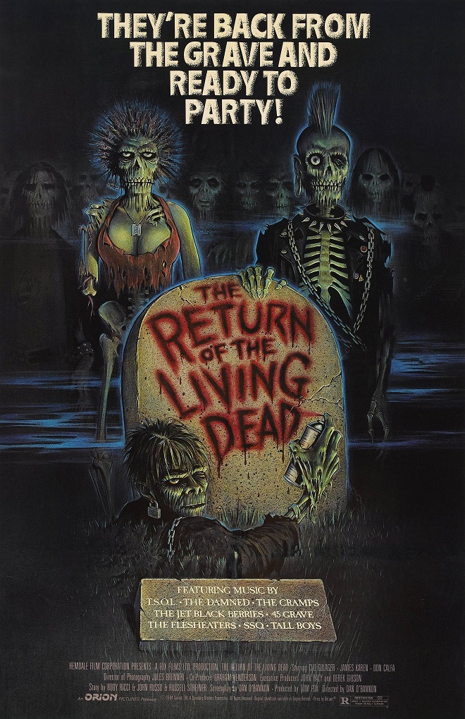 The Return Of The Living Dead movie poster 11 x 17 inches Zombie poster Horror