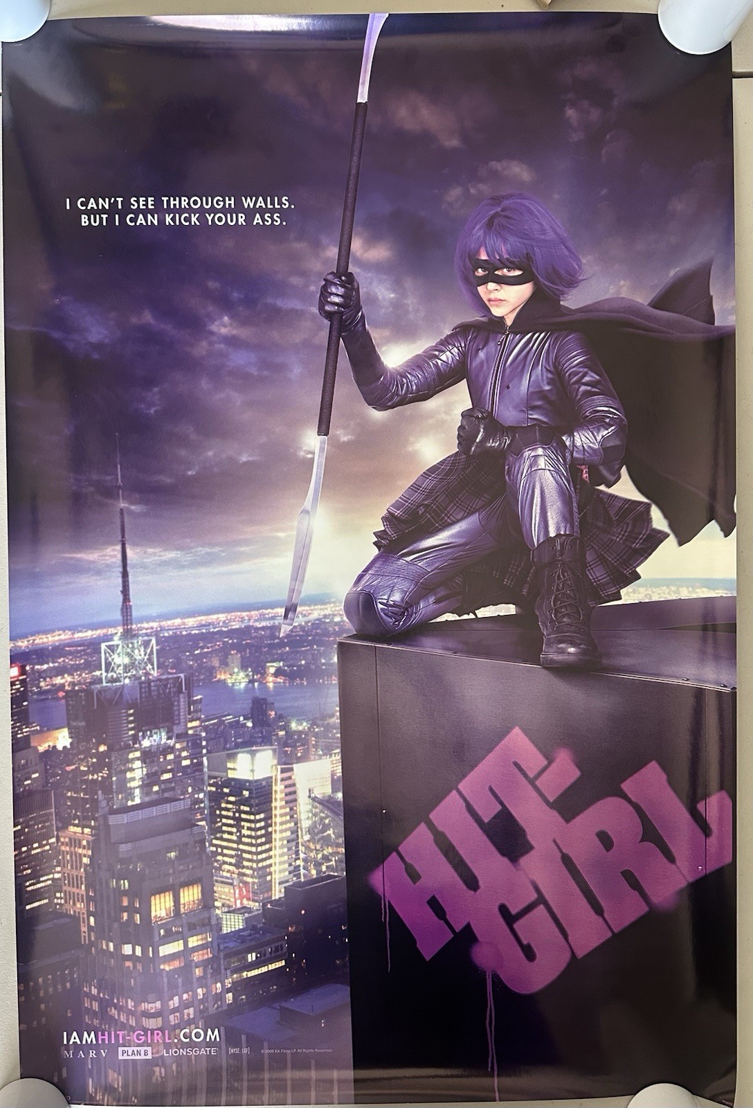 Kick-Ass Hit-Girl 24×36 Poster 2009 Lionsgate Pyramid PP32173 Chloe Moretz