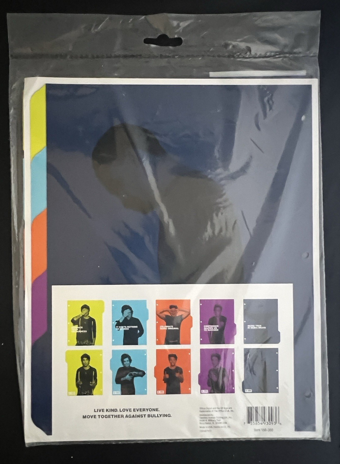 1D + OD One Direction L.E. Dividers 5 Assorted Colors Zayn- Harry- Louis – Niall