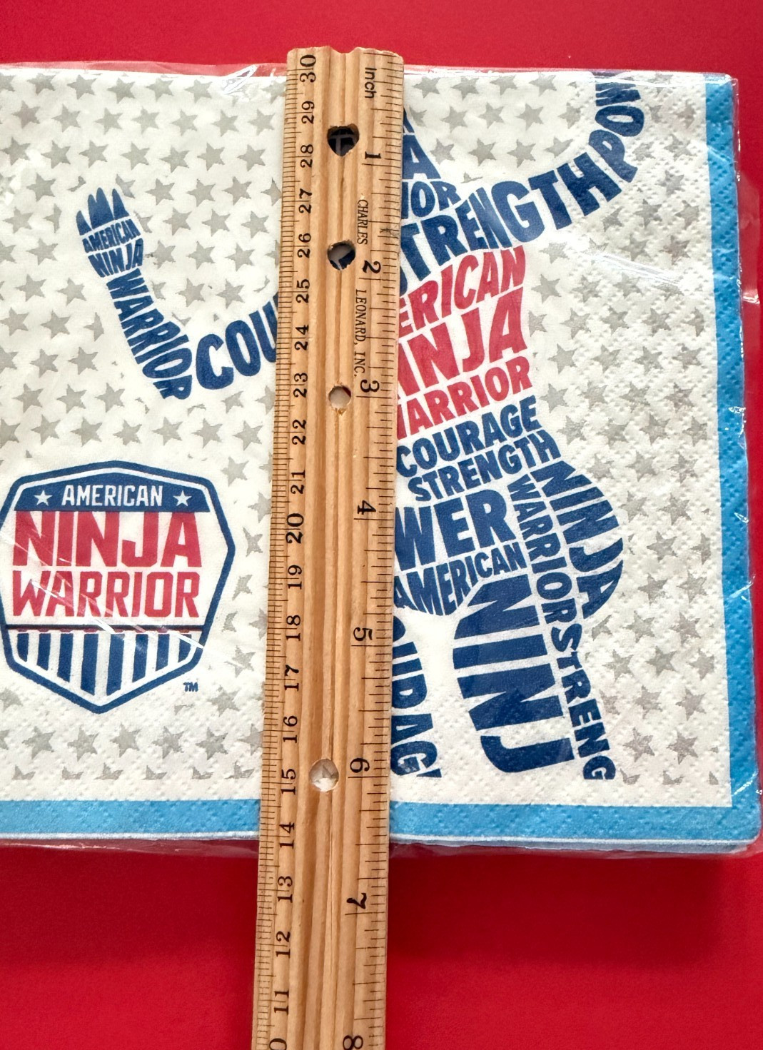 2 packs AMERICAN NINJA WARRIOR Napkins ~ Sealed NEW ~ 2017 ~ 32 ct. Total 2 Ply