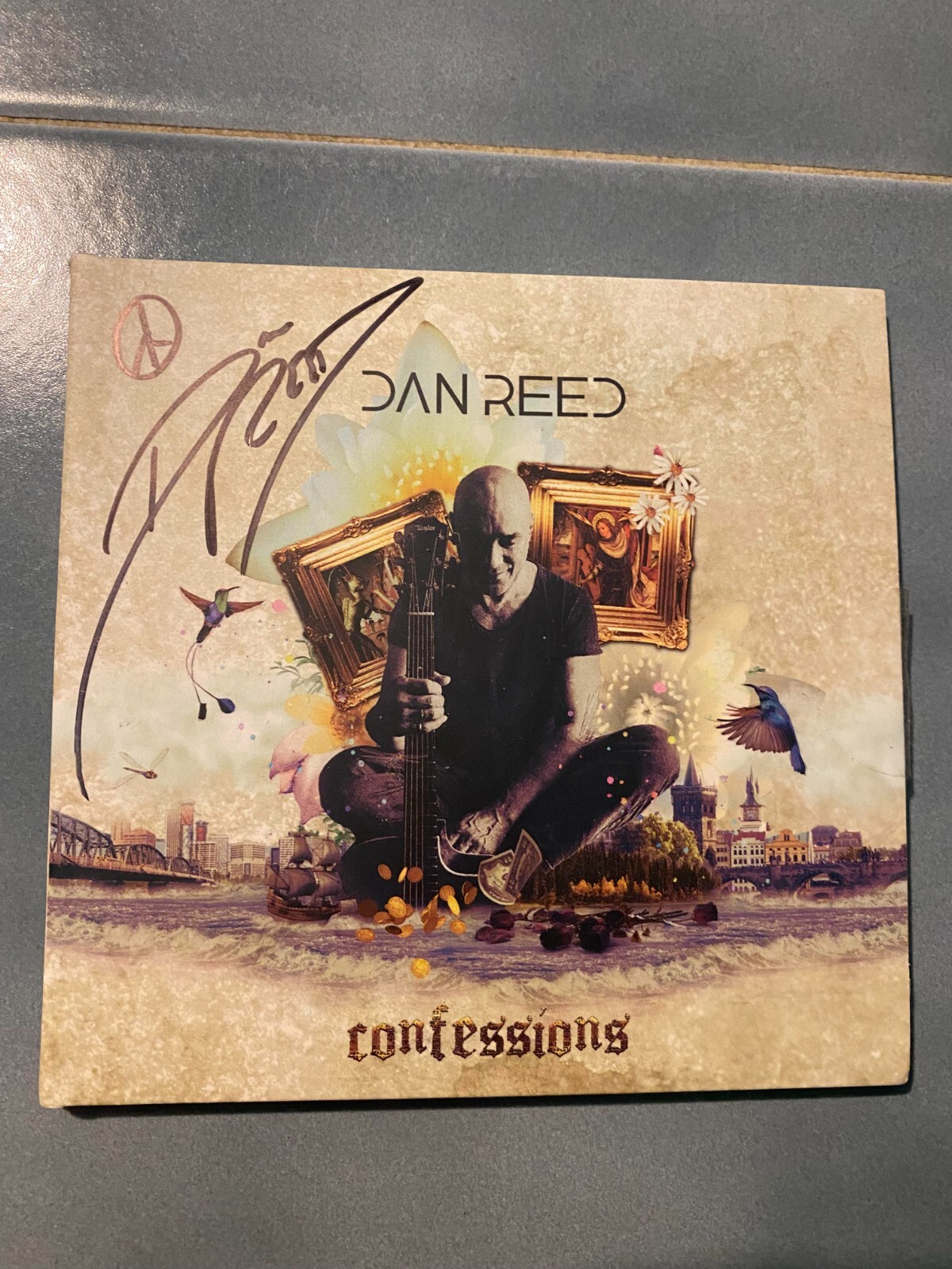 DAN REED of DAN REED NETWORK AUTOGRAPH SIGNED Confessions Solo CD