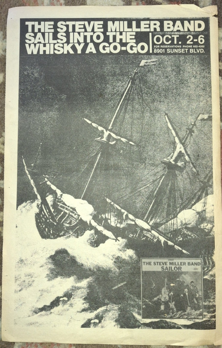Vintage Music Ads Taken from the LA Free Press in the 60s and 70s