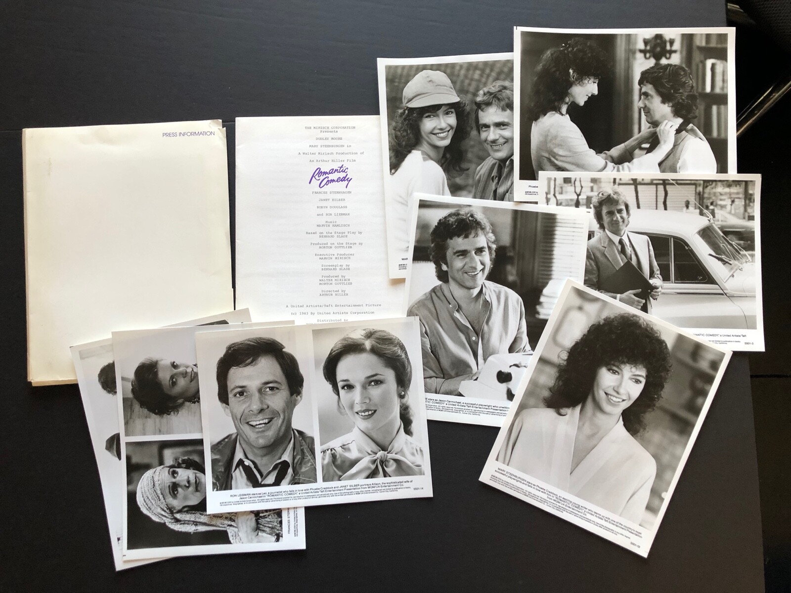 Romantic Comedy (1983) – Original Movie Press Kit w/Photos & Press News