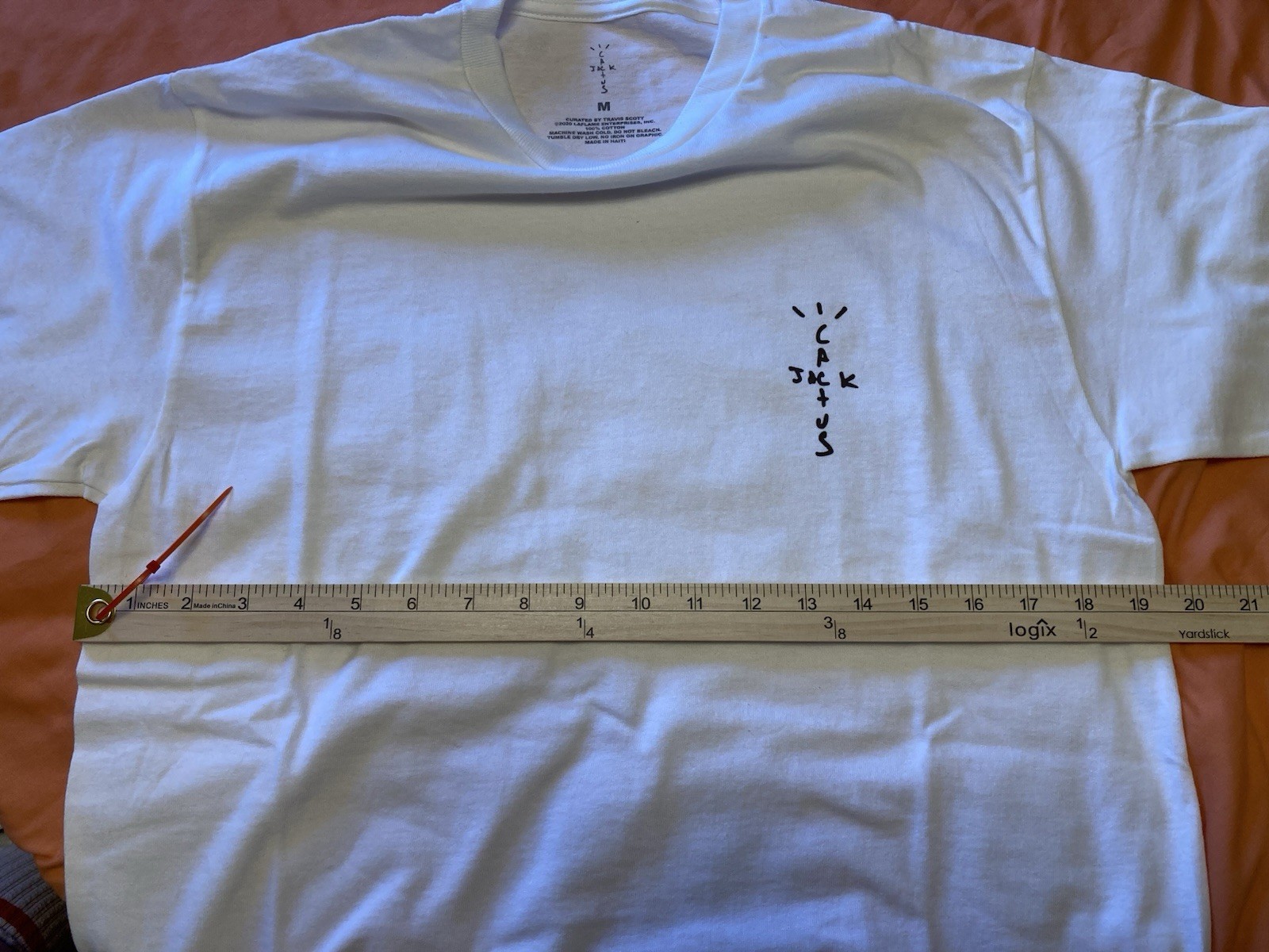 BUILD A TRAVIS SCOTT BUNDLE UTOPIA CIRCUS CACTUS JACK WHITE TEE M L XL NWOT