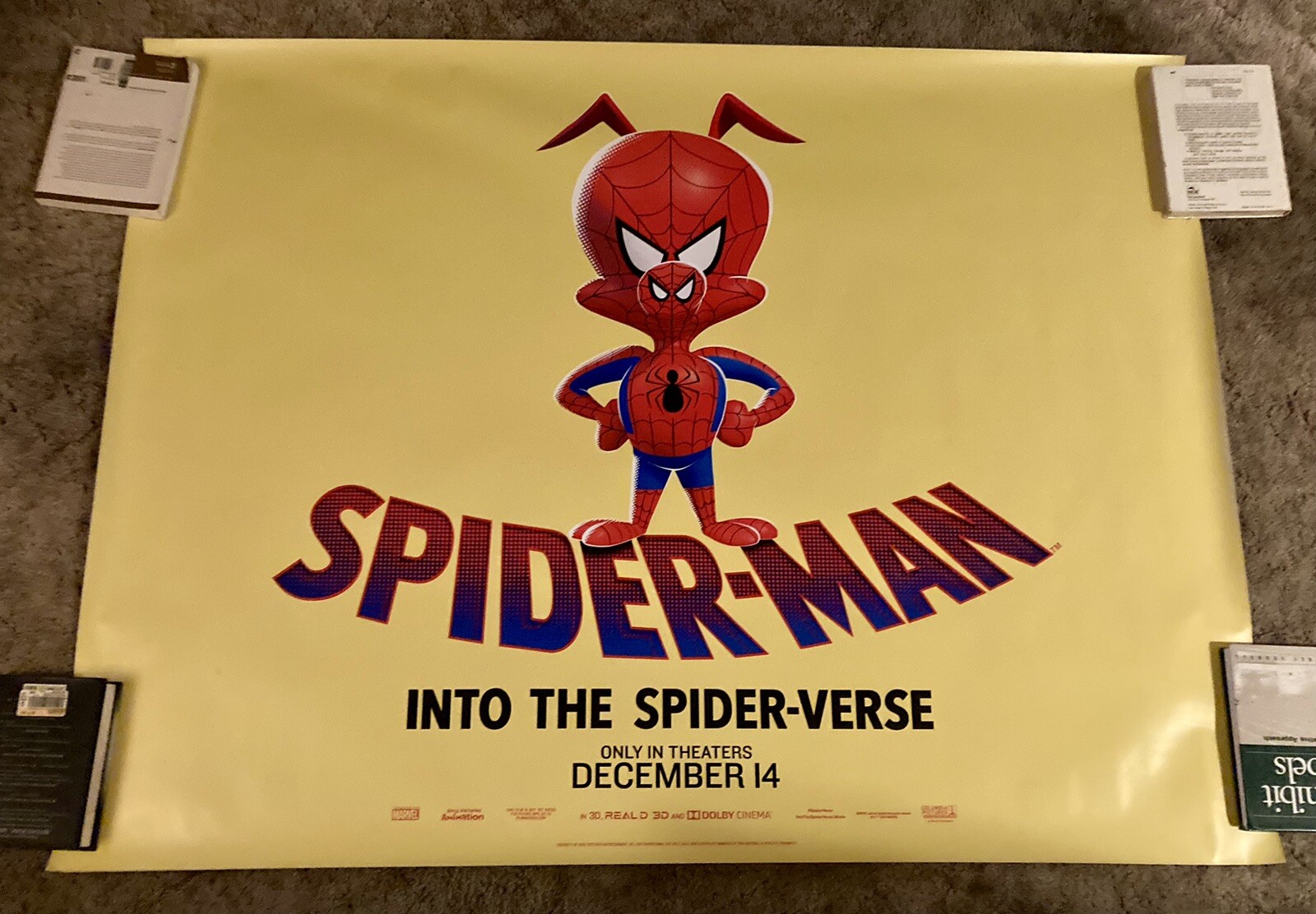 Spider-Man Into The Spider-Verse Subway Poster 60×46 Inches Spider-Ham