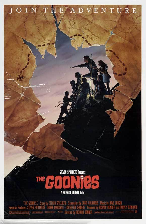 THE GOONIES Movie MINI Promo POSTER E Sean Astin Josh Brolin Jeff B. Cohen