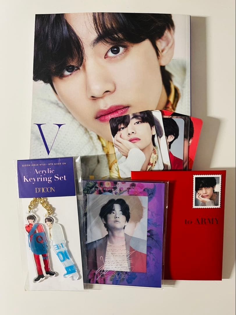 BTS V Taehyung DICON Photobook BTS goes on! With Photocard