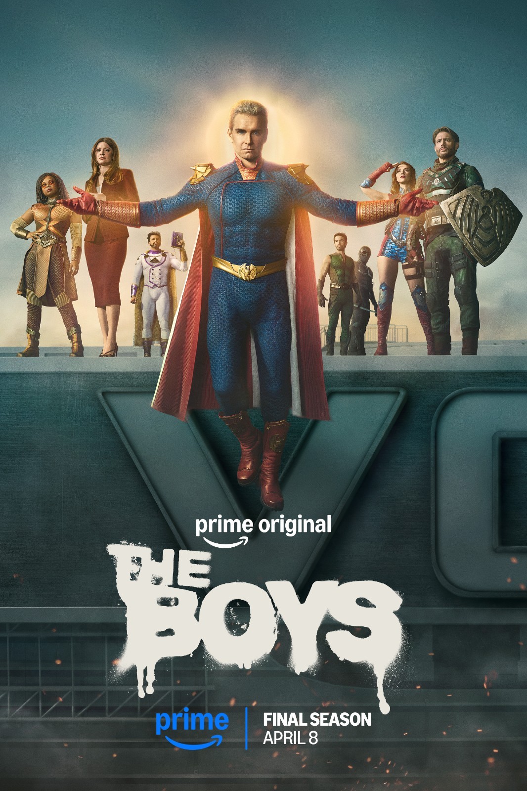 The Boys poster print – 11 x 17 inches – Antony Starr