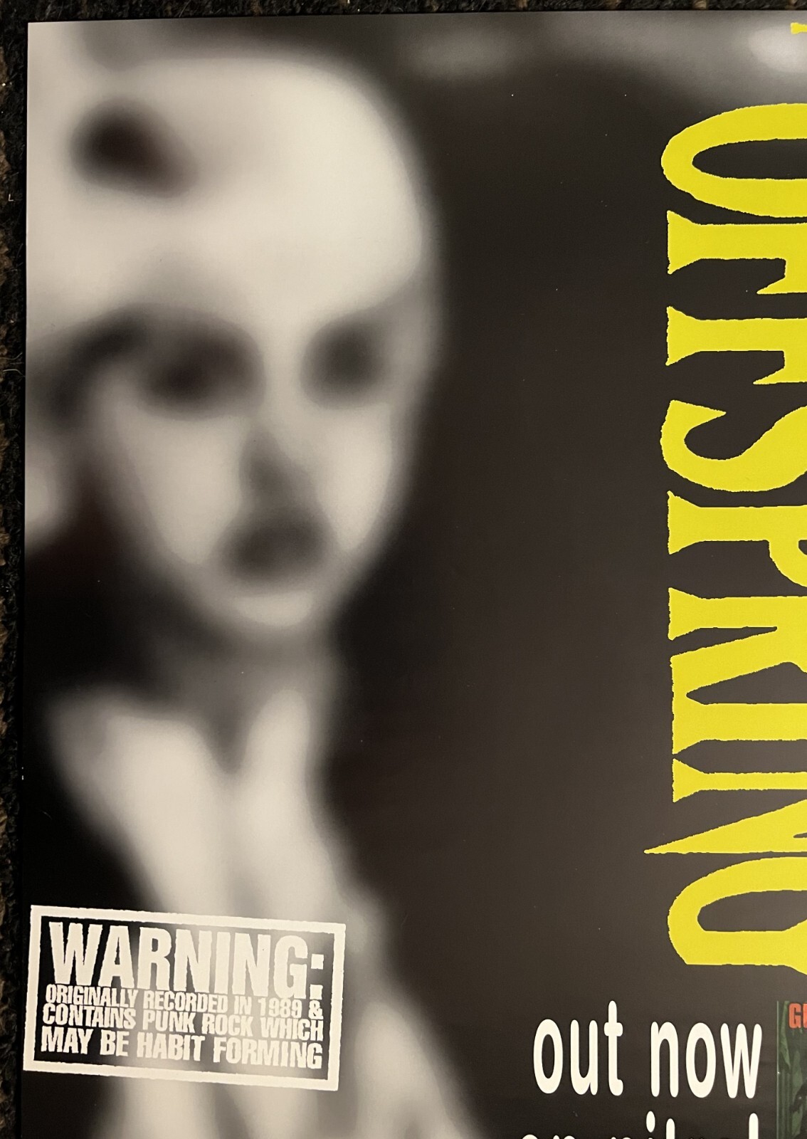 OFFSPRING debut NITRO 13×19 record store promo poster pop skate PUNK Vandals