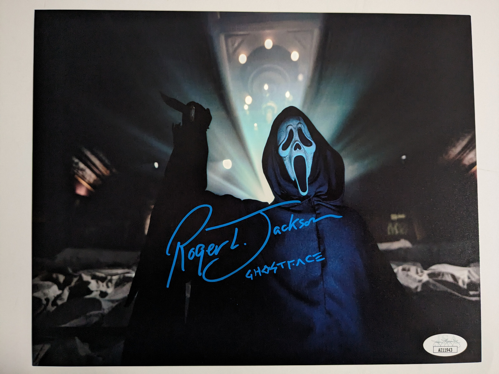 ROGER JACKSON Signed SCREAM VI 8×10 Photo GHOSTFACE Autograph BAS JSA COA B