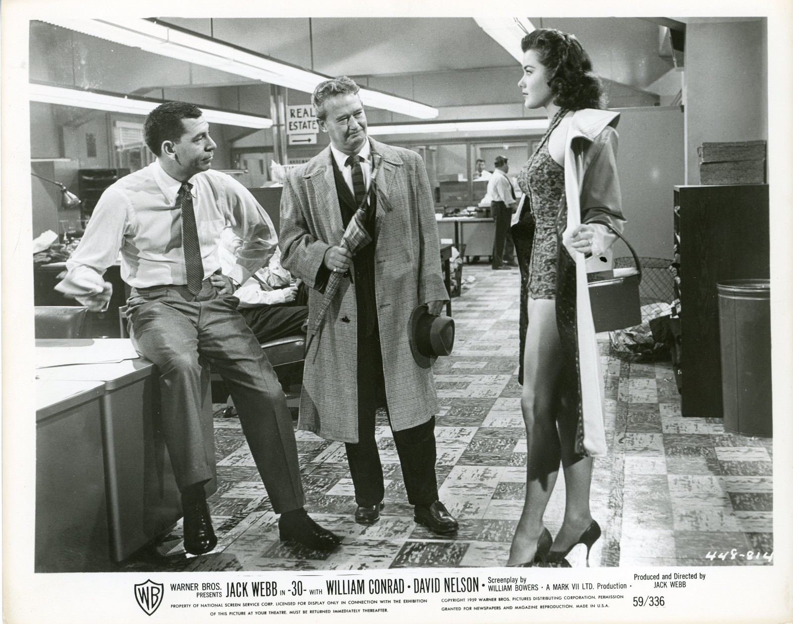 “30” (1959) 8×10 black & white movie photo #814