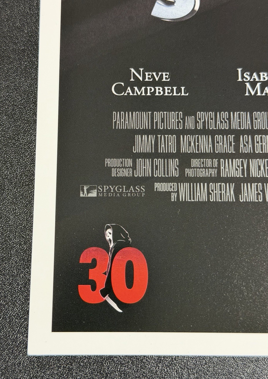 Scream 7 – Fan Event – Limited Edition 30th Anniversary Print – 18×12