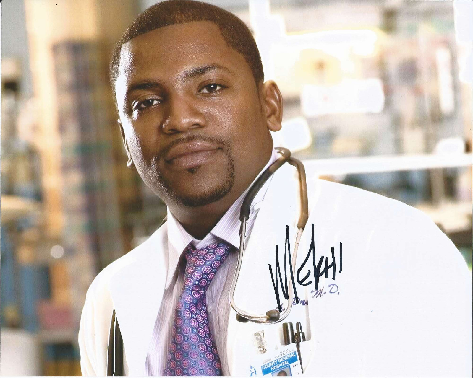 ACTOR MEKHI PHIFER HAND SIGNED AUTHENTIC ‘8 MILE’ 8X10 PHOTO w/COA DIVERGENT ER