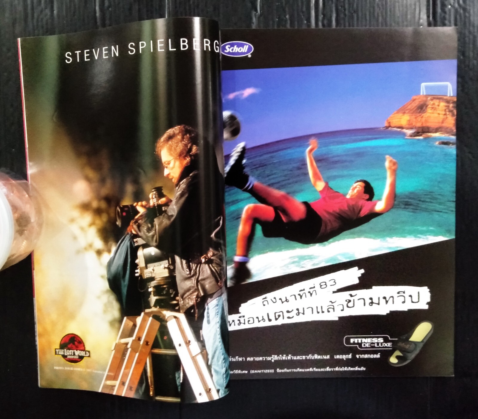 1997 Steven Spielberg The Lost World Jurassic Park Jeff Goldblum Book MEGA RARE!