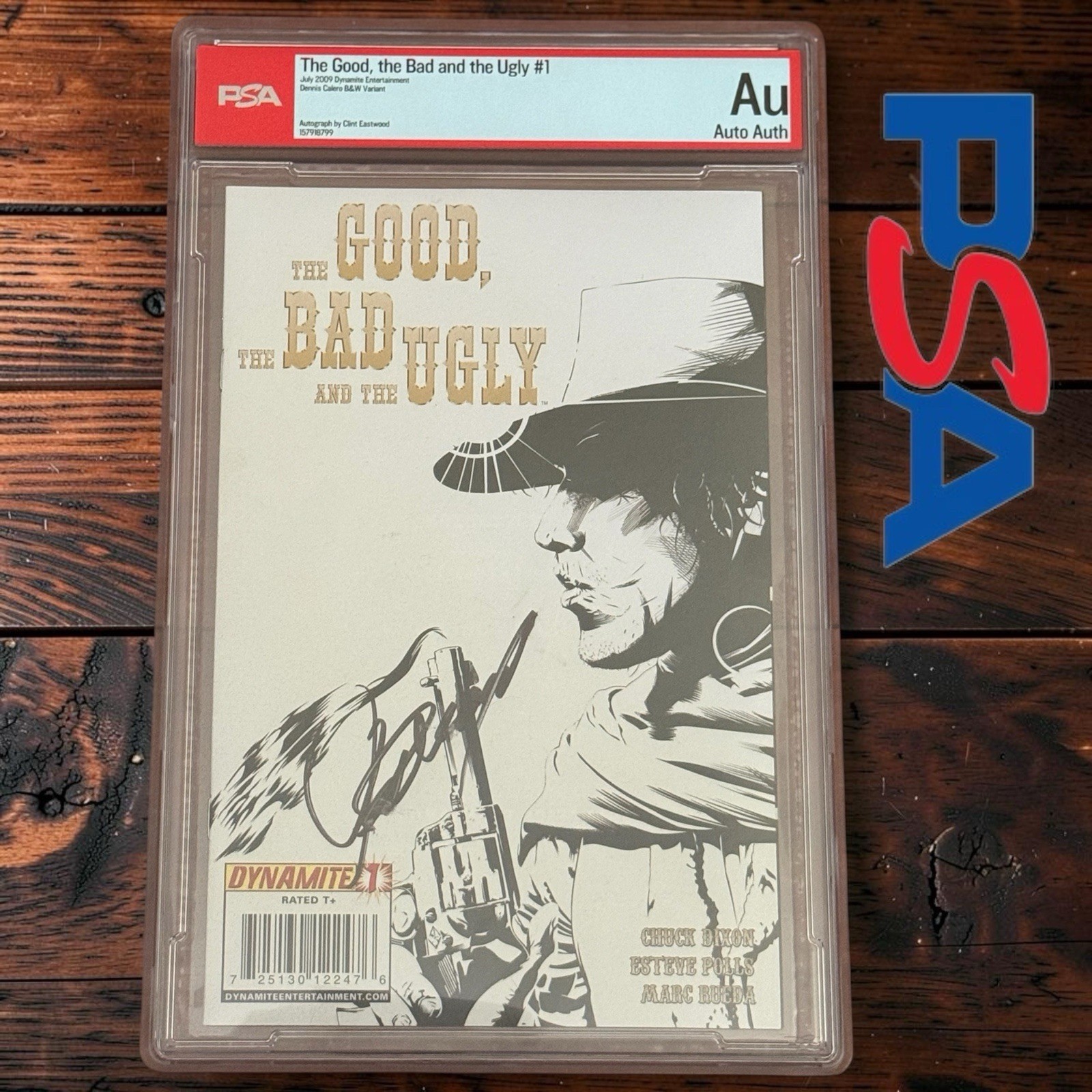 Clint Eastwood Signed PSA Comic Book The Good The Bad And The Ugly #1 Variant