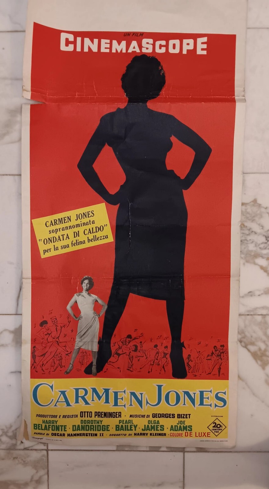 Original Carmen Jones Movie Poster