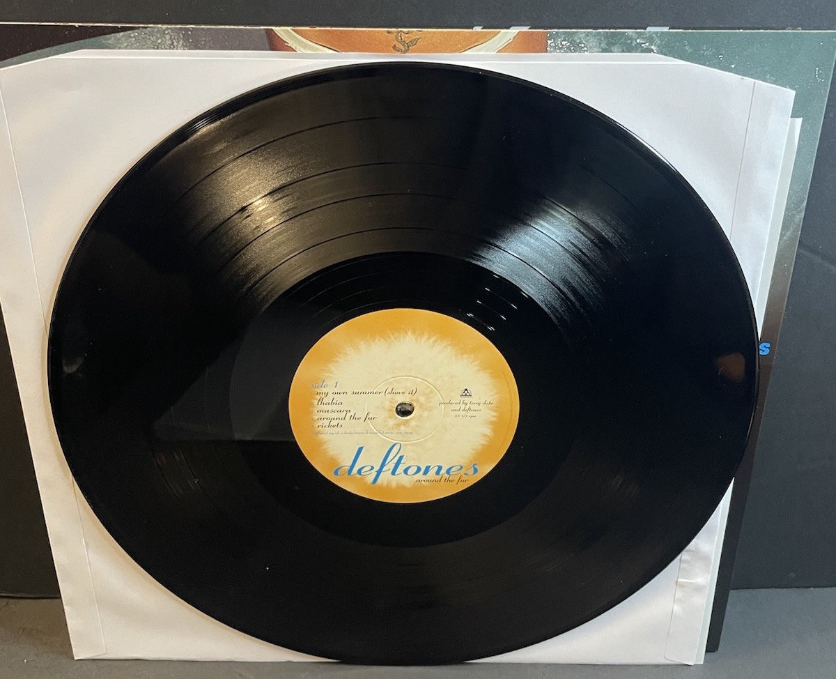 Chino Moreno Signed Deftones Around the Fur Album Vinyl LP