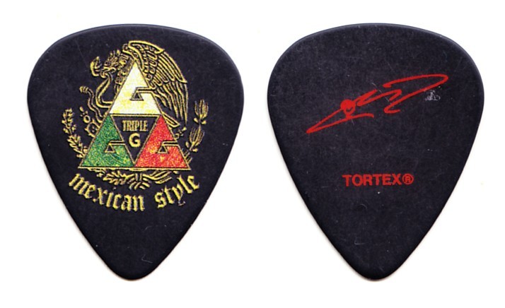 Volbeat Michael Poulsen Signature Triple G Mexican Style Black Tour Guitar Pick