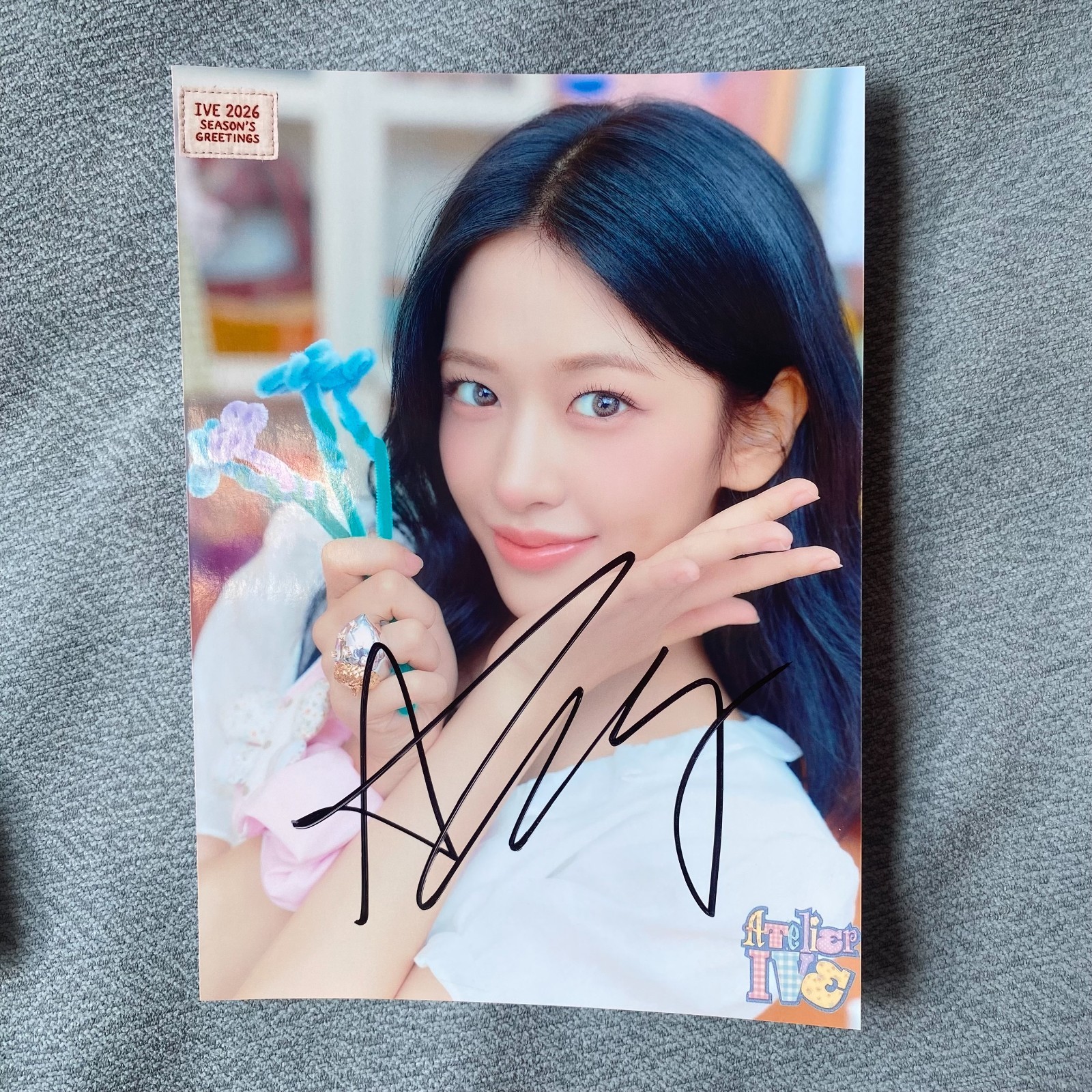 IVE Colorful Days Autographed Signed Photo K-POP Collectibles 4*6 2025 #Nice