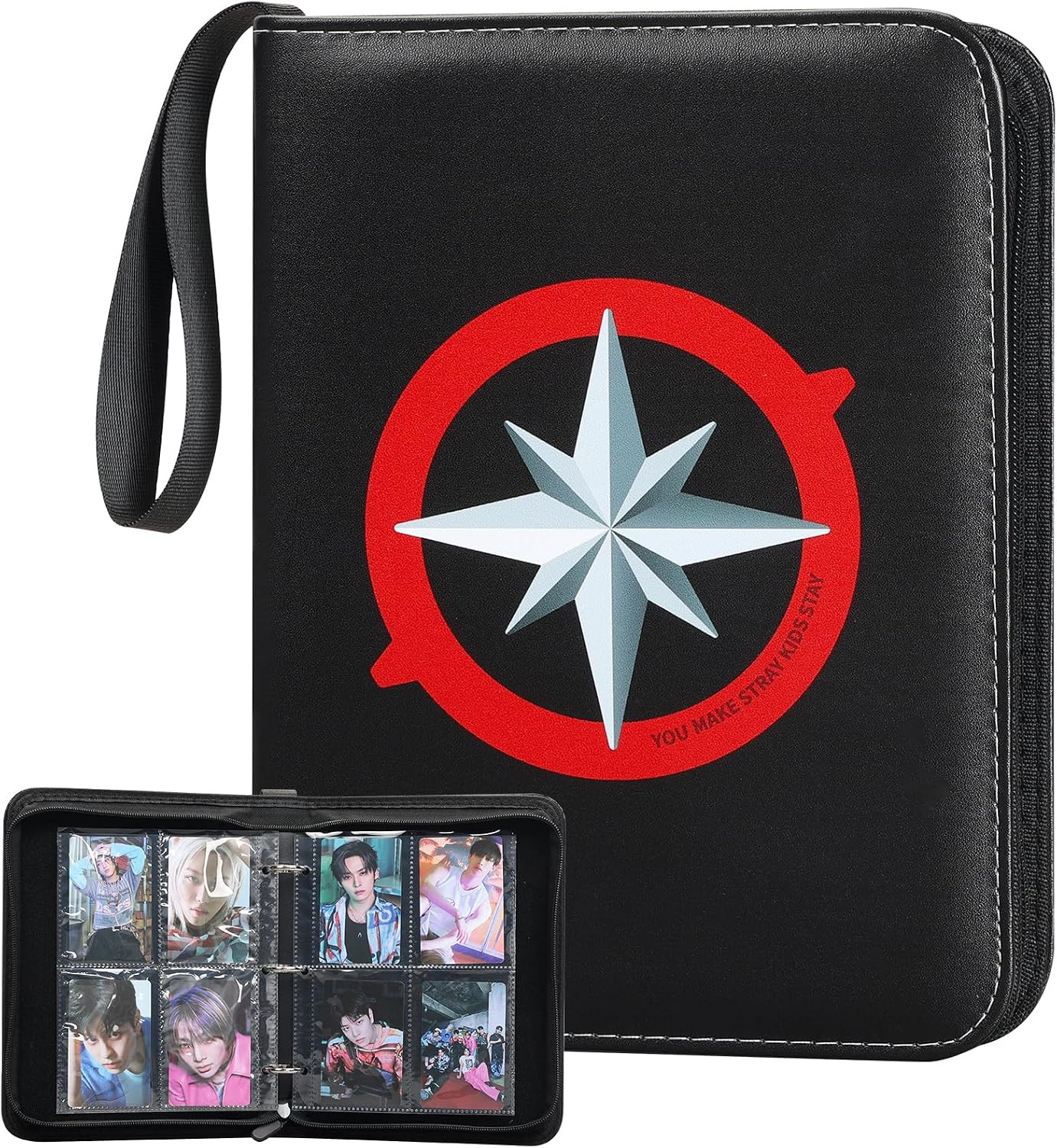 Stray Photocards Binder 400 Pockets, Skz Album Photo Card Holder Merch for Stay