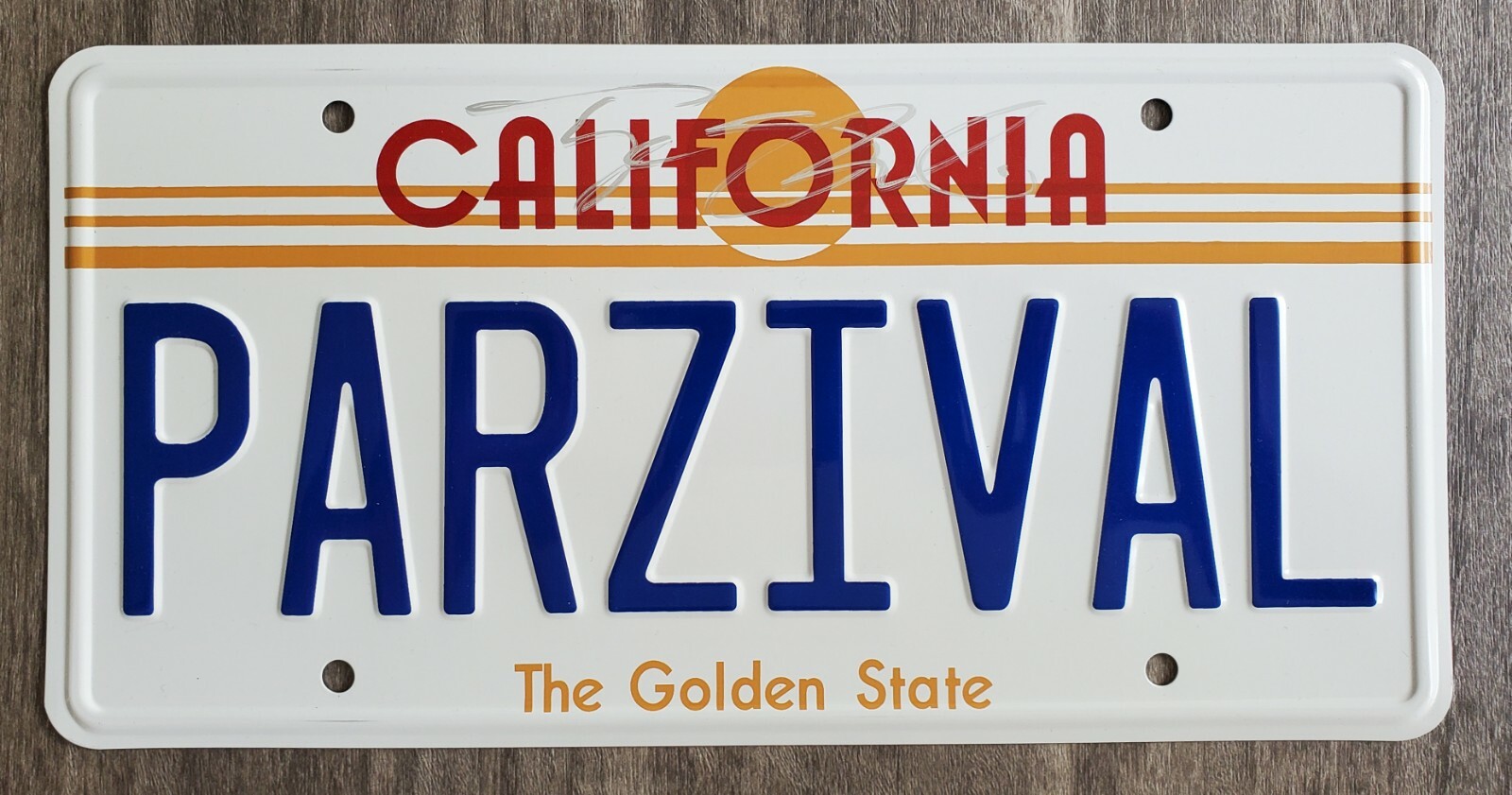 Tye Sheridan Signed Replica Parzival License Plate Ready Player One LEGEND RAD