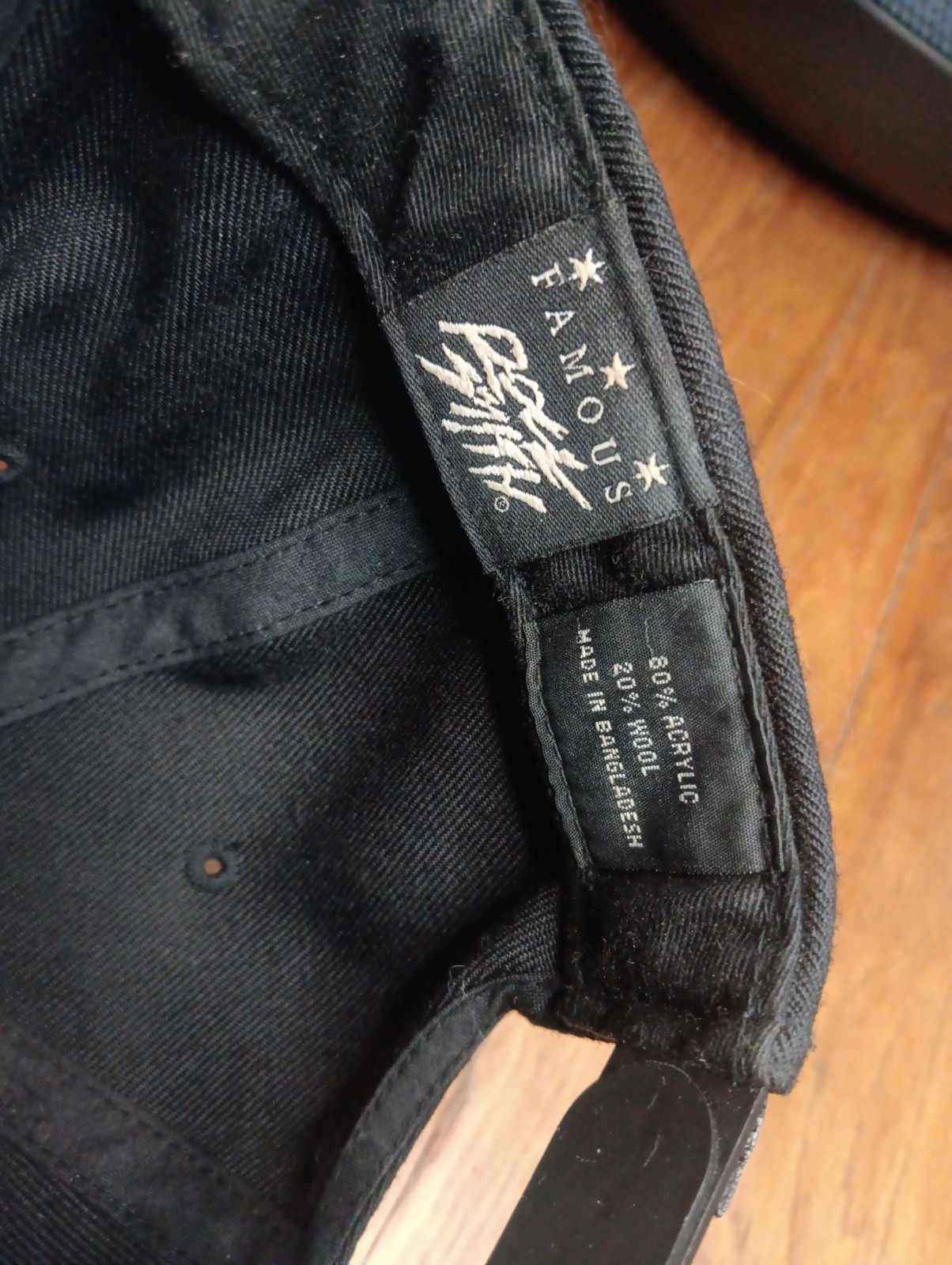RARE Blaze Famous Rocksmith Cap Hat SnapBack Black Embroidered Adjustable