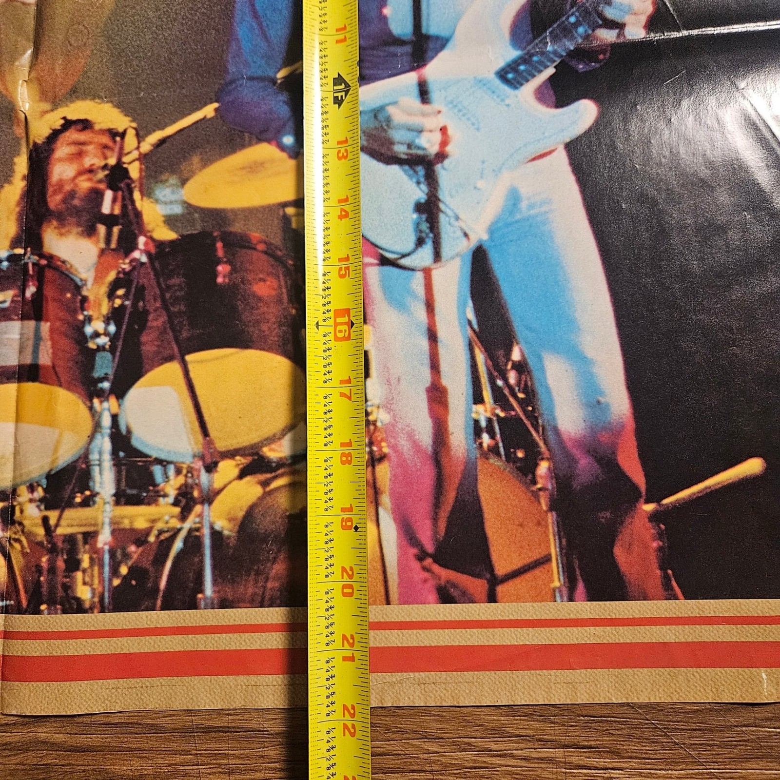 Beck, Bogert & Appice Live Vintage 1973 Promo Poster 22×31.5 Epic Records Rock
