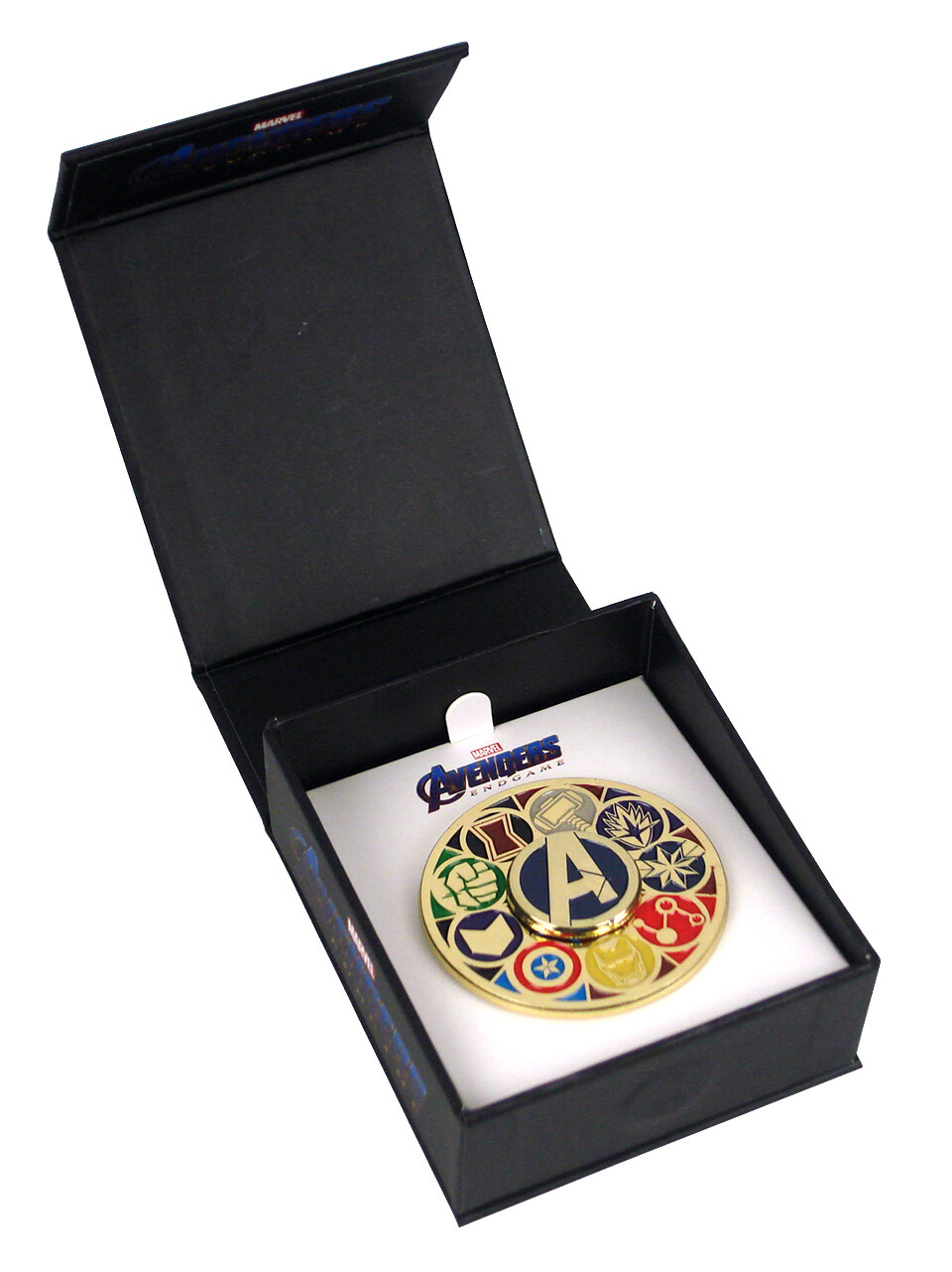Avengers Deluxe 2019 SDCC Exclusive Spinning Enamel Pin Marvel New