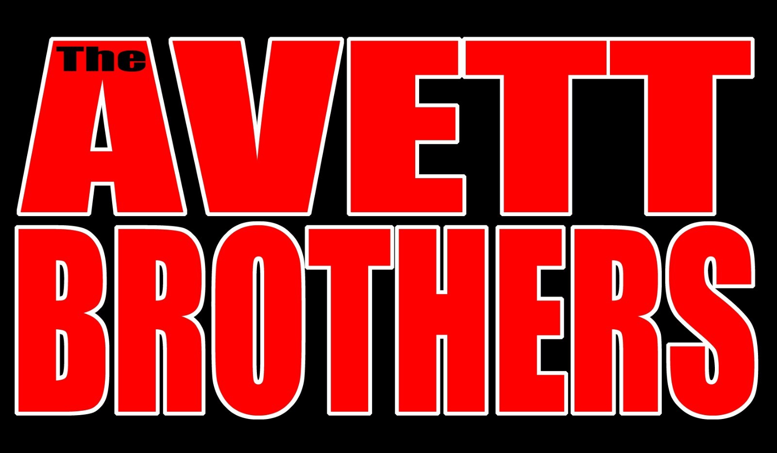 AVETTE BROTHERS vinyl screen printed sticker, decal 3.5×6 inches