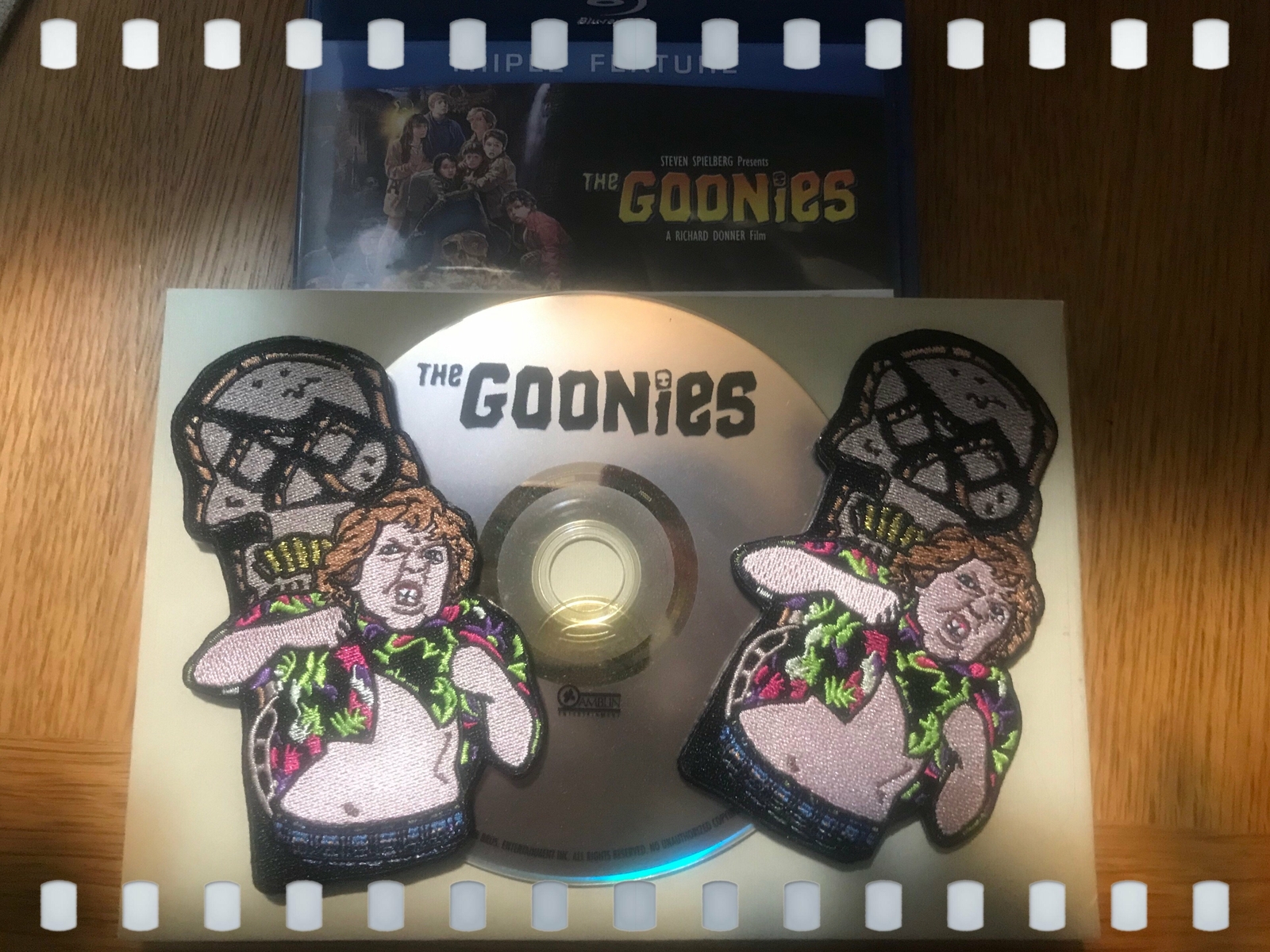 Truffle Shuffle the Goonies Patch with hook loop back