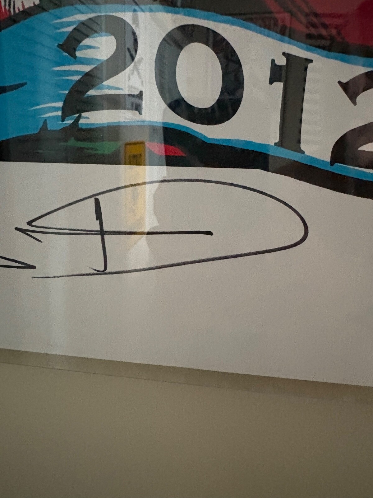 Blink 182 Signed 2012 Christmas Poster
