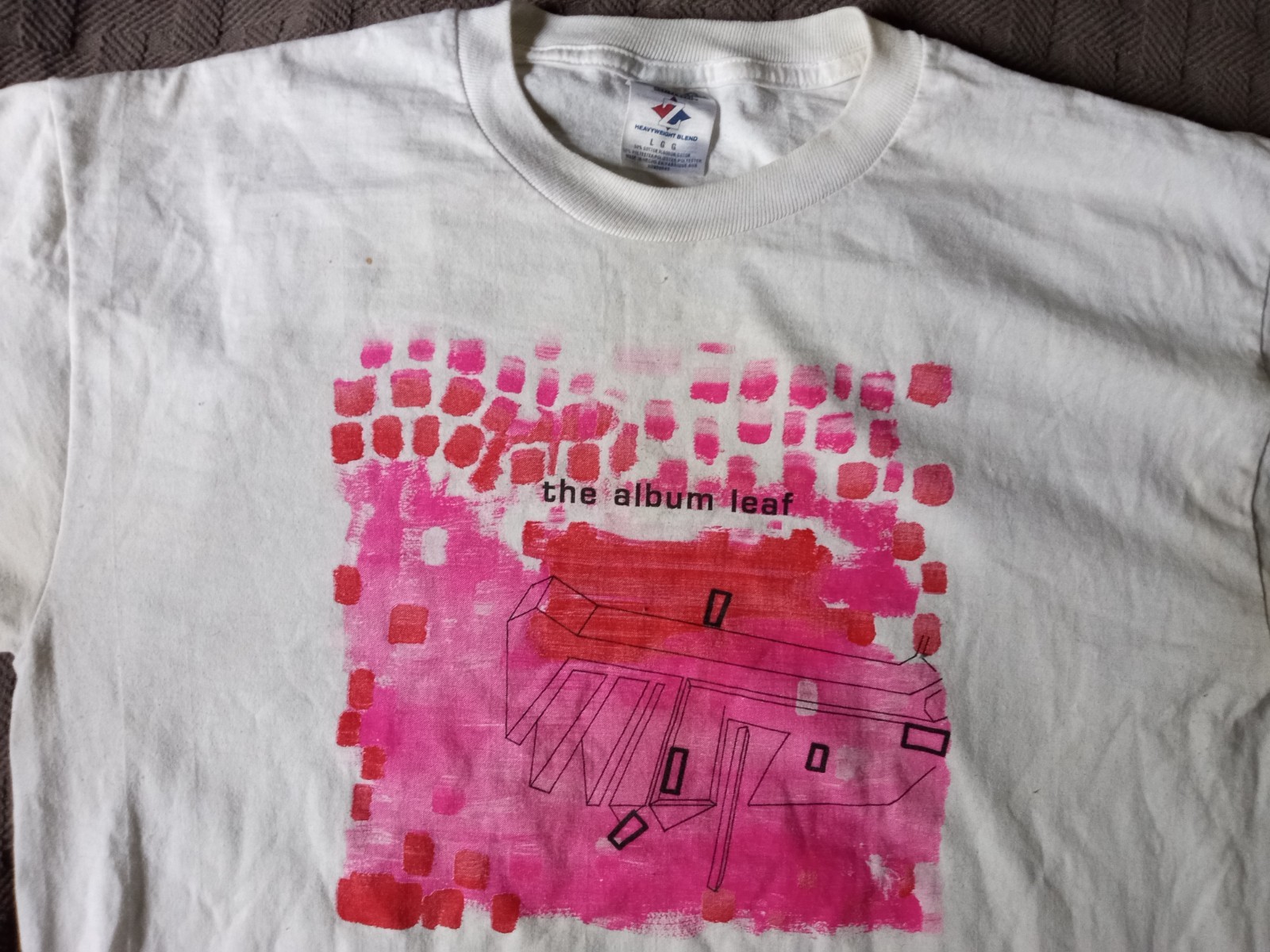 THE ALBUM LEAF Original Vintage 2001 T-SHIRT One Day I’ll Be On Time pre Sub Pop