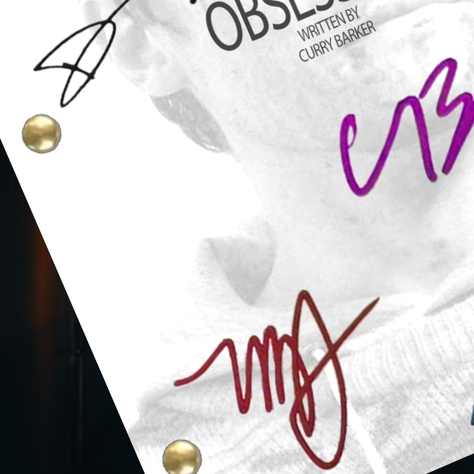 Obsession 2025 Script Signed Autograph Reprints & Inde Navarrette 8X10 Photo