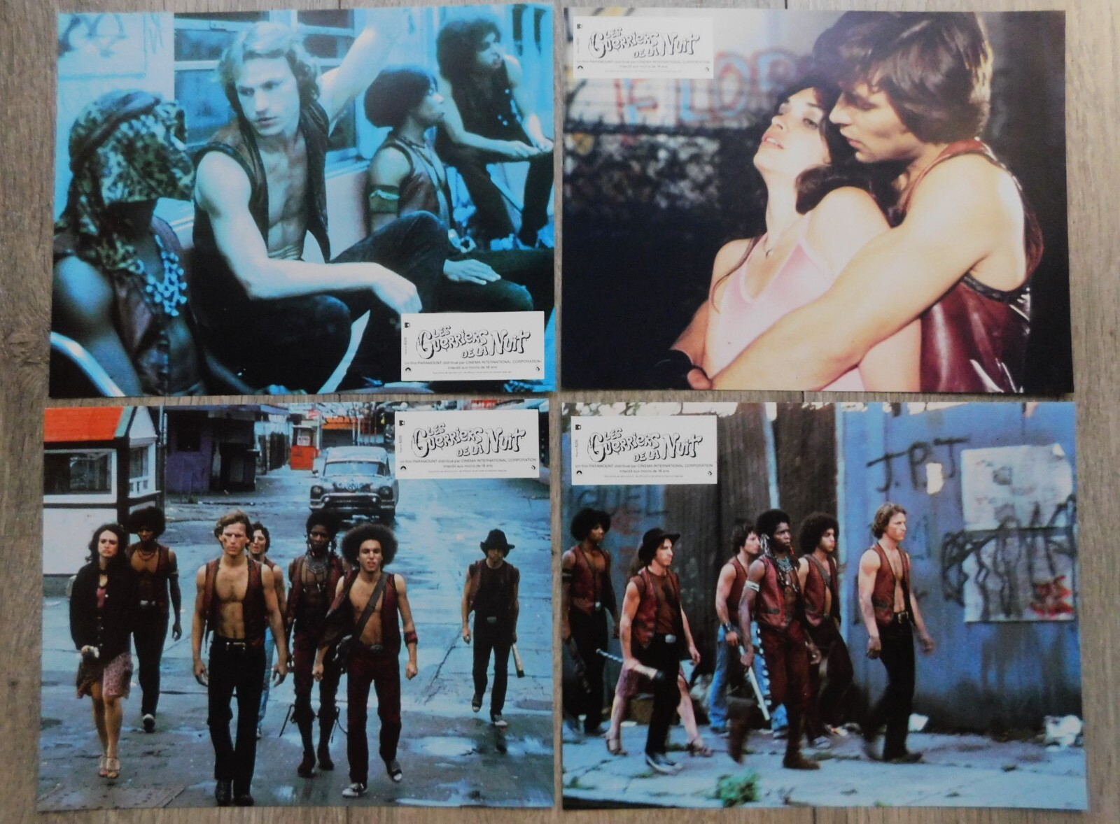 The Warriors 12 Original French Lobby Cards 8/10 1979 Walter Hill