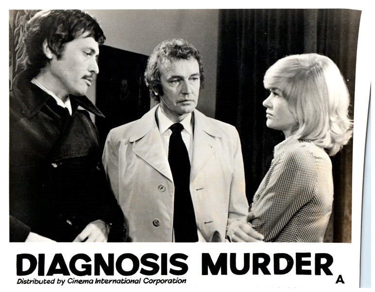 Diagnosis Murder Original Lobby Card 1974 Jon Finch Judy Geeson Tony Beckler