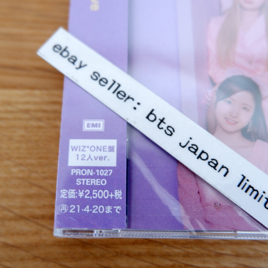 IZ*ONE Twelve WIZ*ONE ver. CD + Eunbi Photo Set Fan Club Limited izone wizone