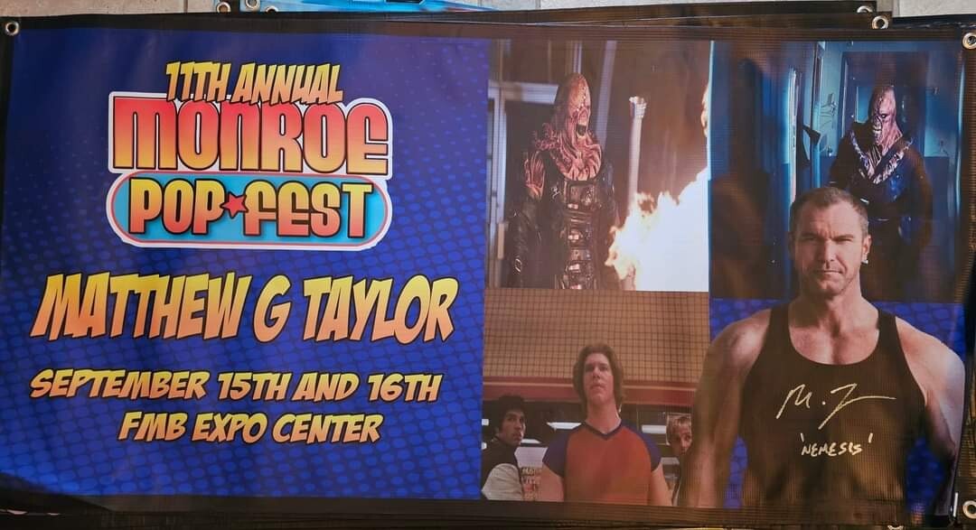 Signed Comic Convention Guest Banners DRAGON BALL Z FRIDAY THE 13TH WATERBOY