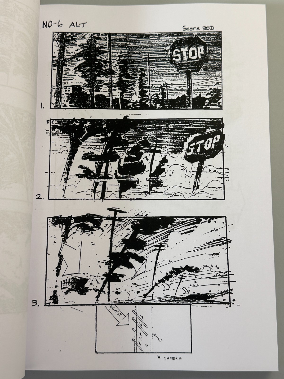 Terminator 2: Judgment Day Storyboards Volume One 1991 Arnold Schwarzenegger T2
