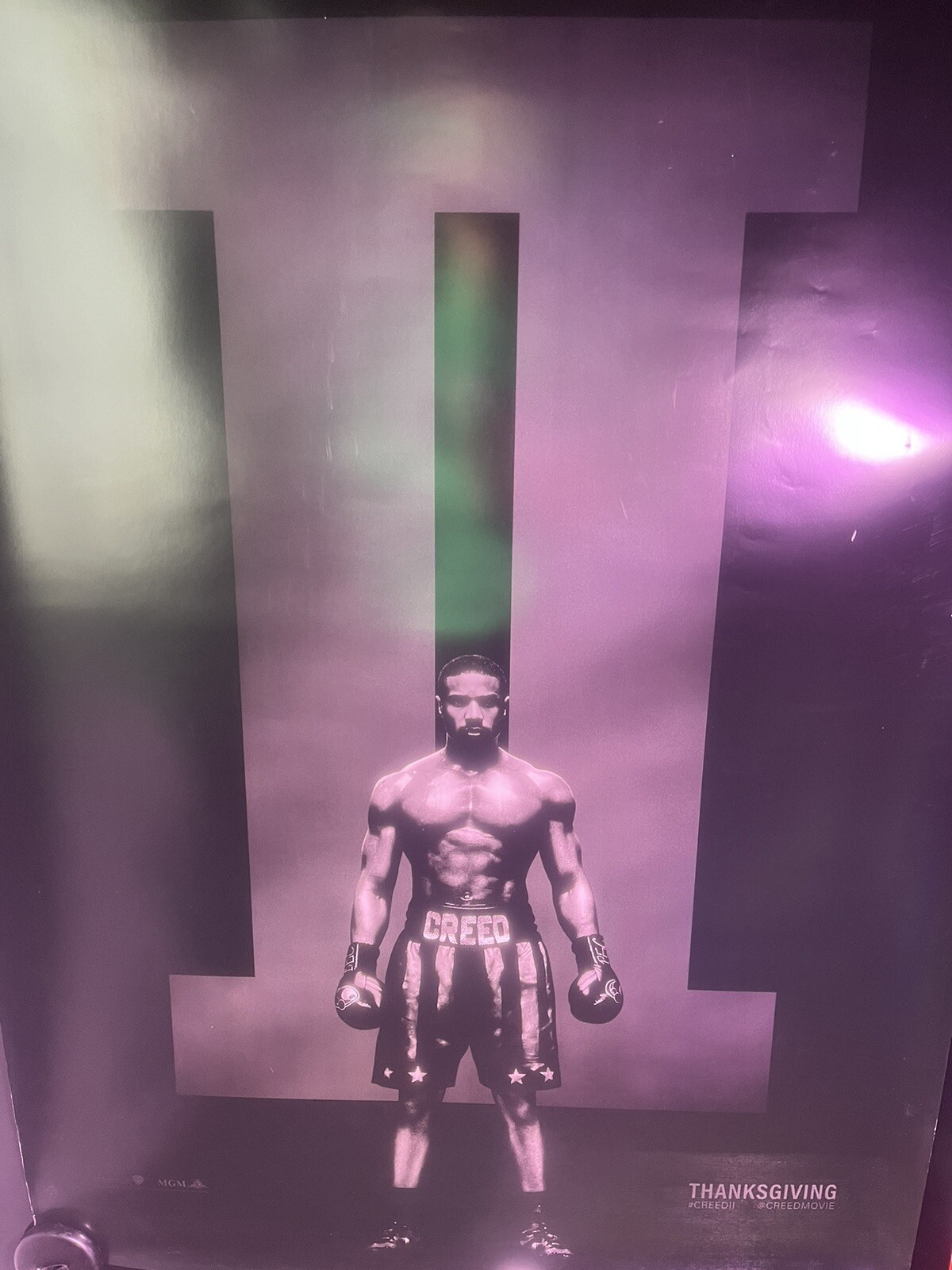 Creed Ii, Original Theatrical Movie Poster, 27×40 Double Sided.