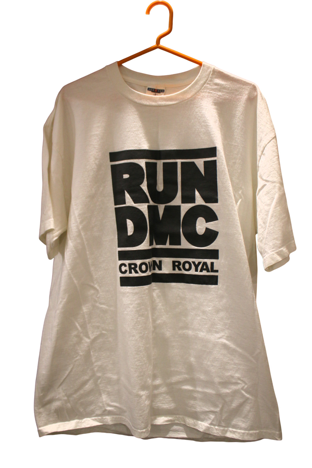 Run DMC (W/ Jam Master J) ~ Signed Autographed Crown Royal T-Shirt ~ PSA DNA