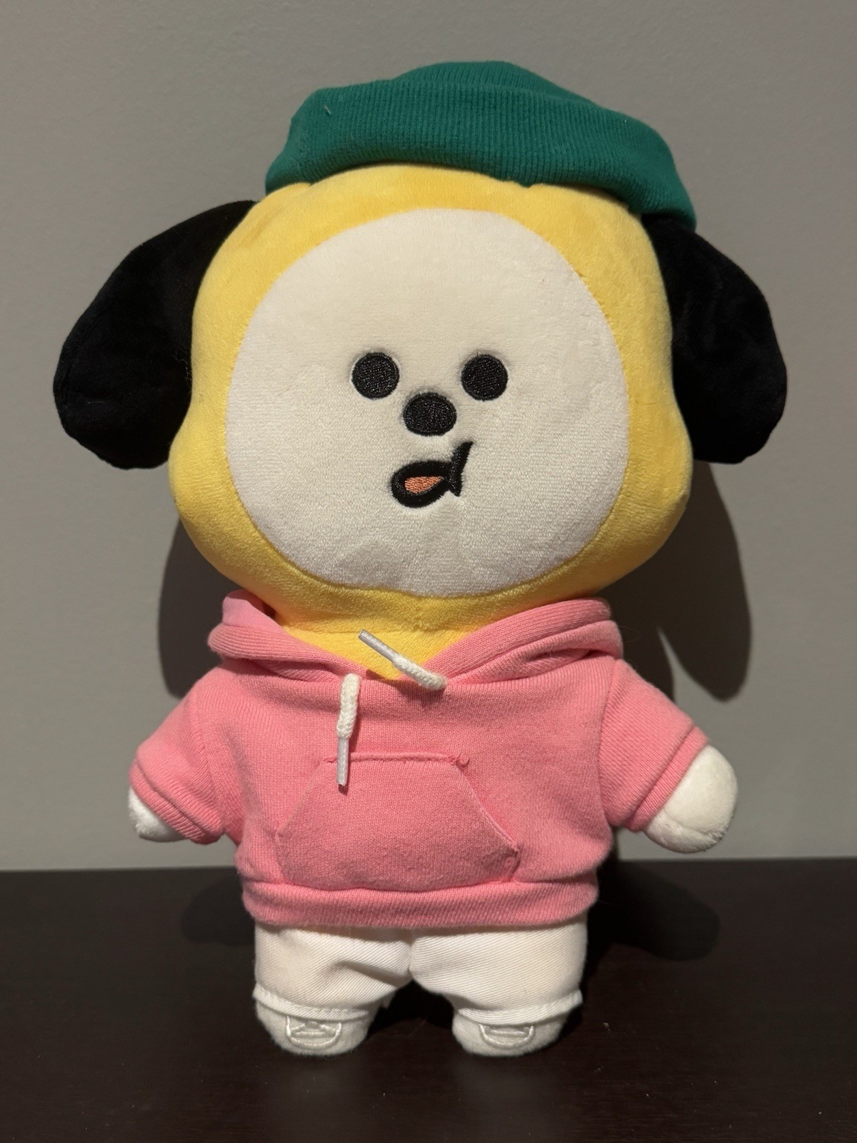 BT21 Line Friends CHIMMY Character CHIMMY Street Mood Standing Doll Plush BTS