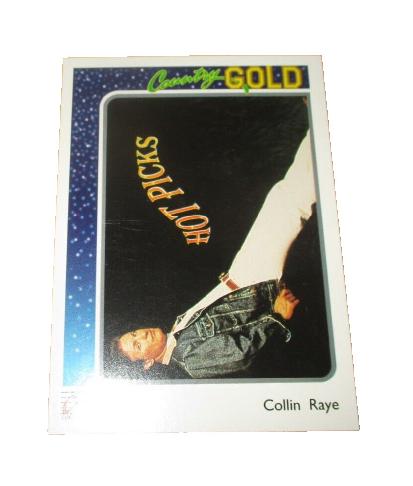 Collin Raye Signed 1992 CMA Sterling Card #10 – Country Music Star