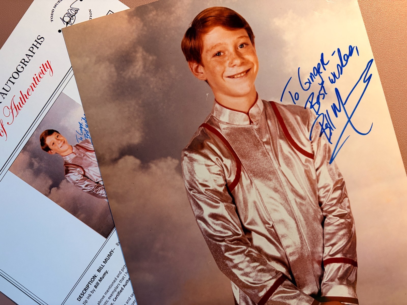 Bill Mumy Signed•*LOST IN SPACE• STAR TREK•8X10 w/Todd Mueller Autographs COA