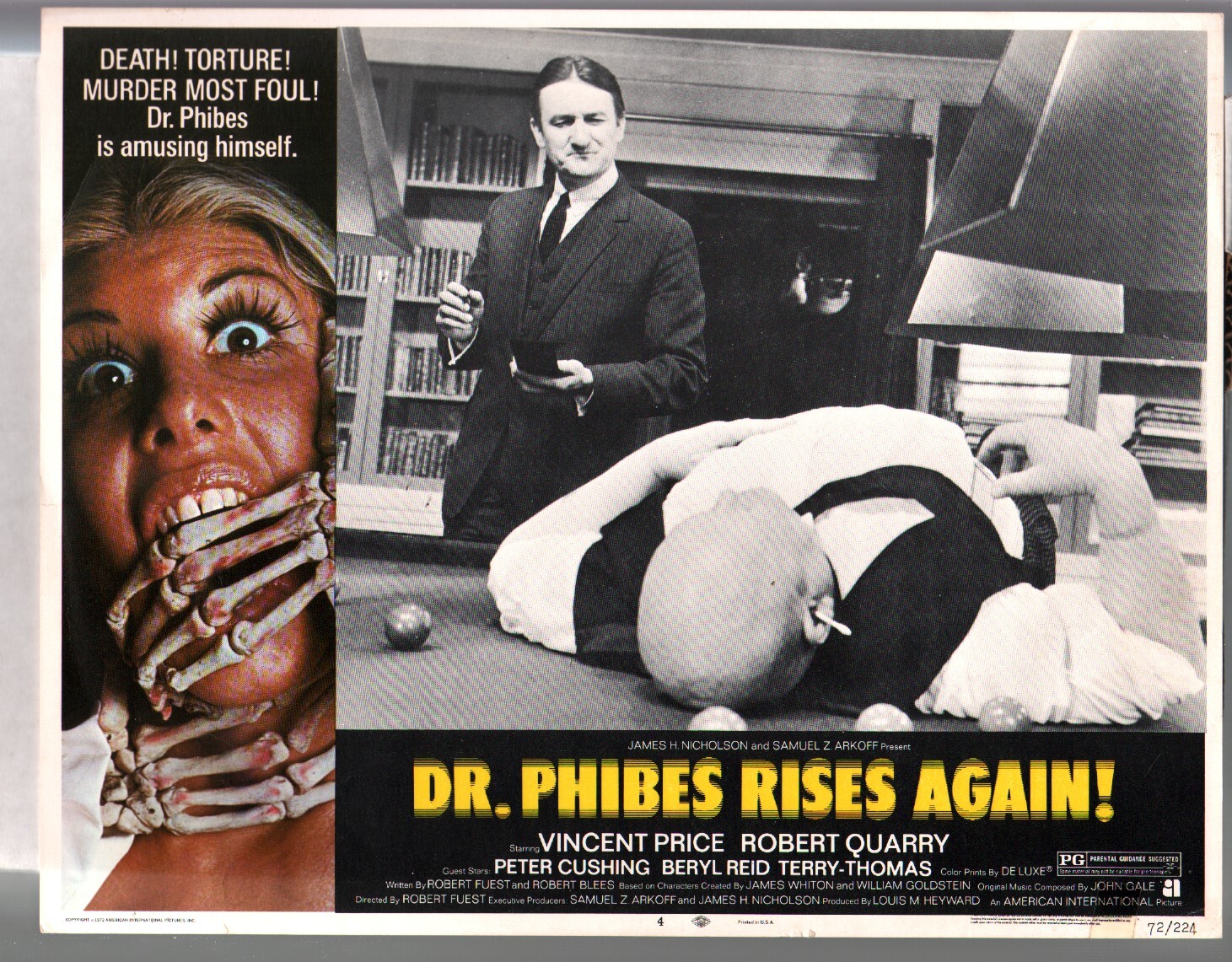Lobby Card: Dr. Phibes Rises Again!-Lobby Card-#4-1972-Peter Jeffrey-Milton Reid