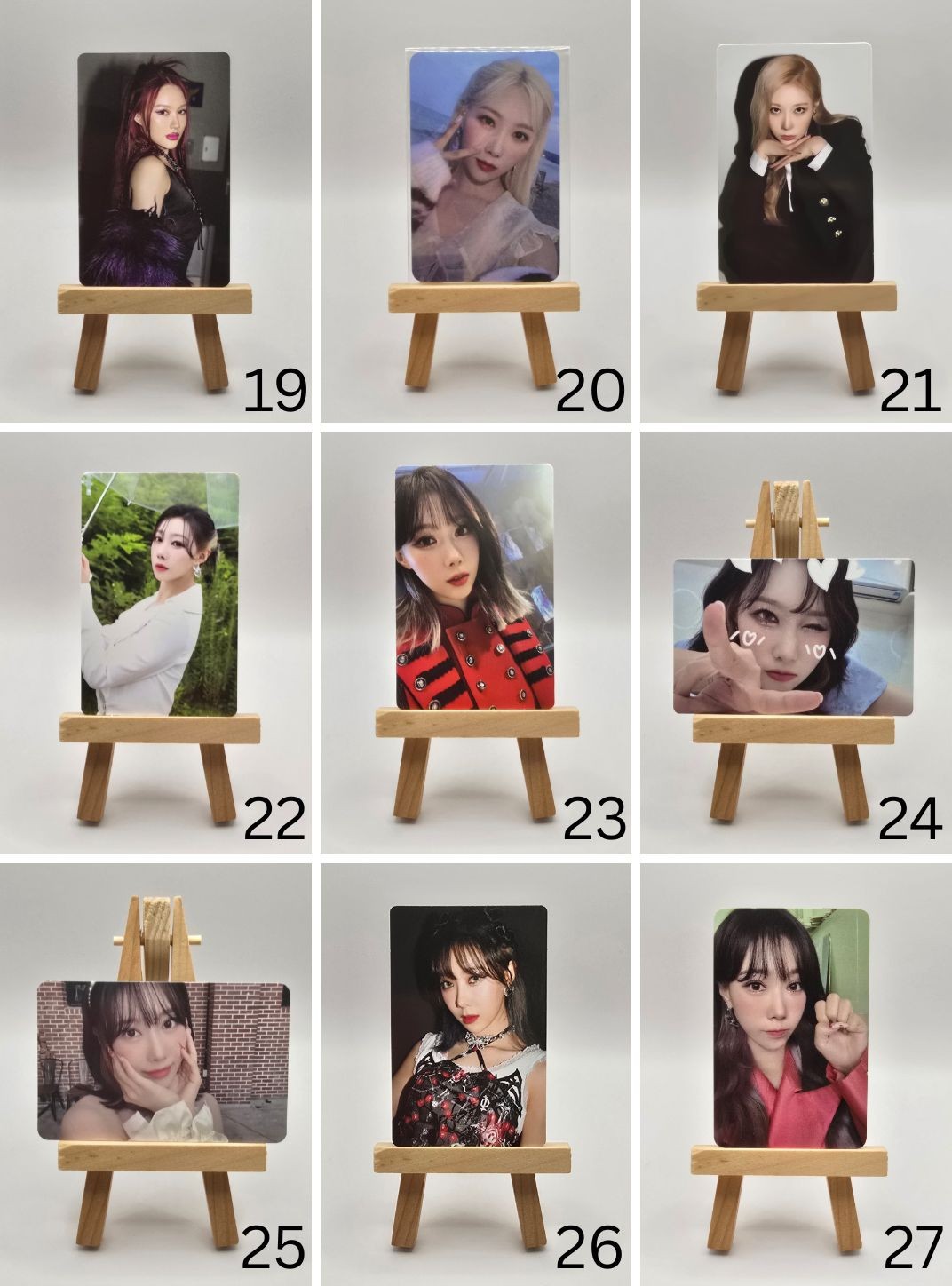 Dreamcatcher Photocards JiU SuA Siyeon Handong Yoohyeon Dami Gahyeon