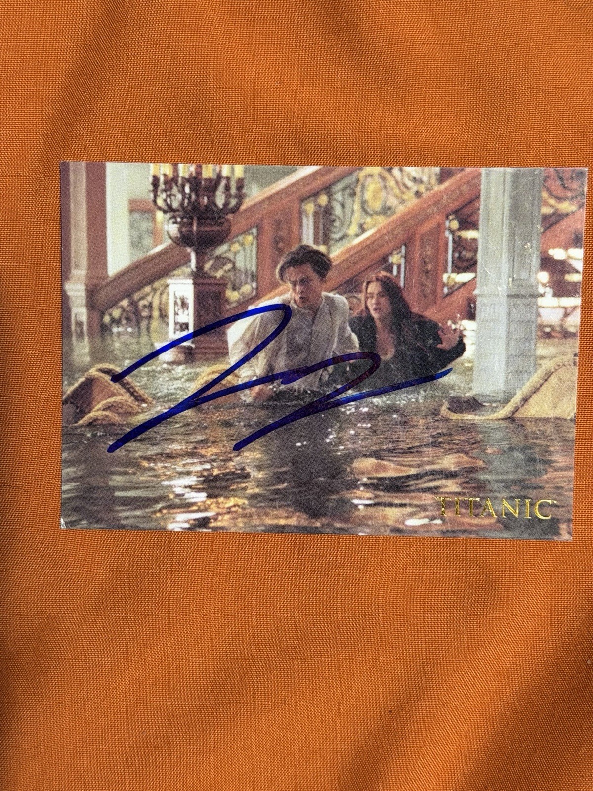 Leonardo Dicaprio Signed Card Autograph Titanic Ink works JACK DAWSON RARE
