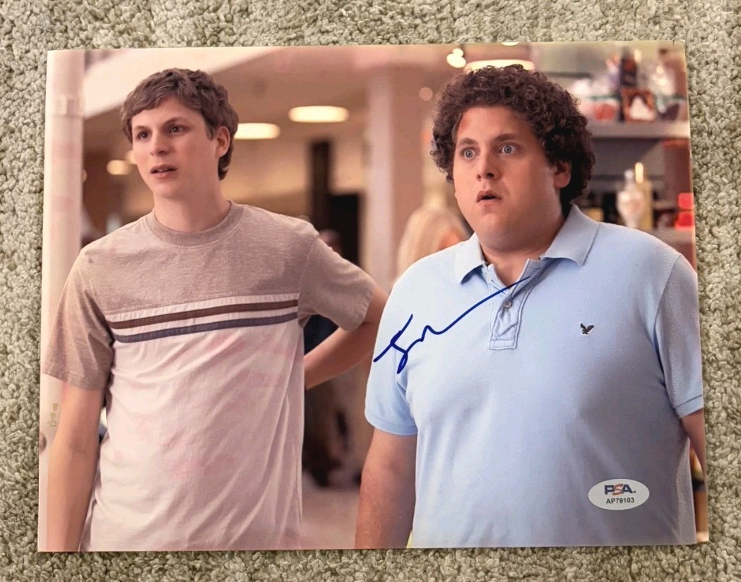 JONAH HILL SIGNED 8X10 PHOTO SUPERBAD PSA/DNA AUTHENTICATED AUTOGRAPH CERA
